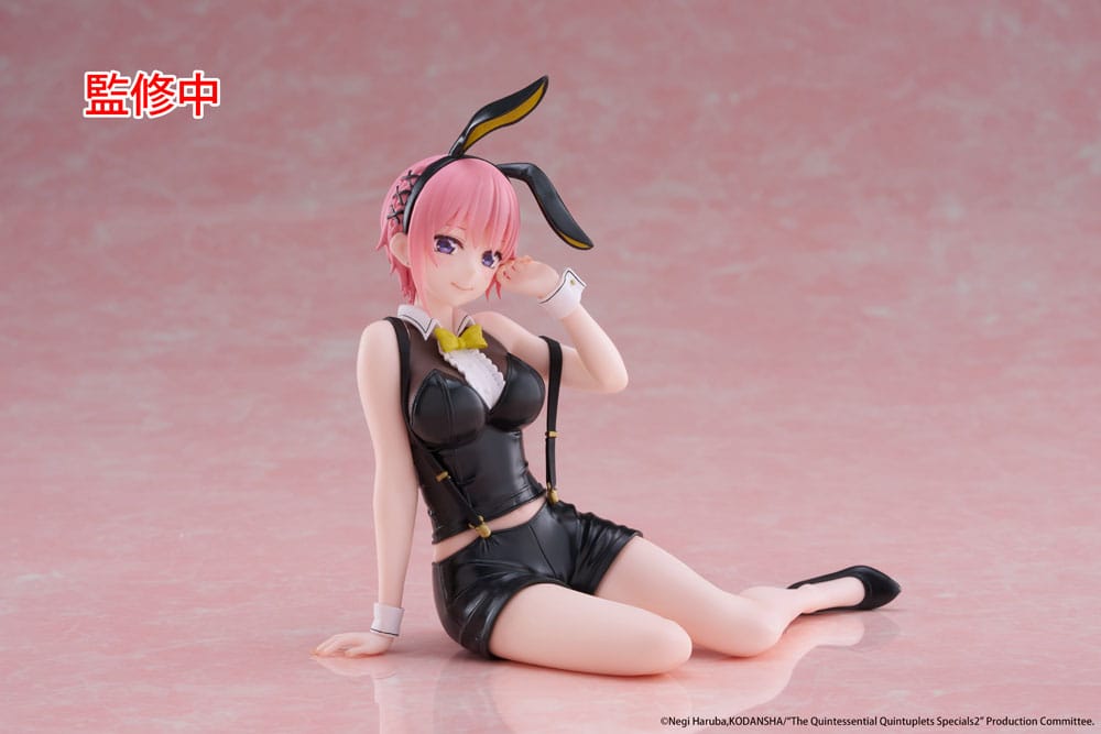 The Quintessential Quintuplets 3 Estatua PVC Desktop Cute Figure Ichika Nakano Bunny Ver. 13 cm