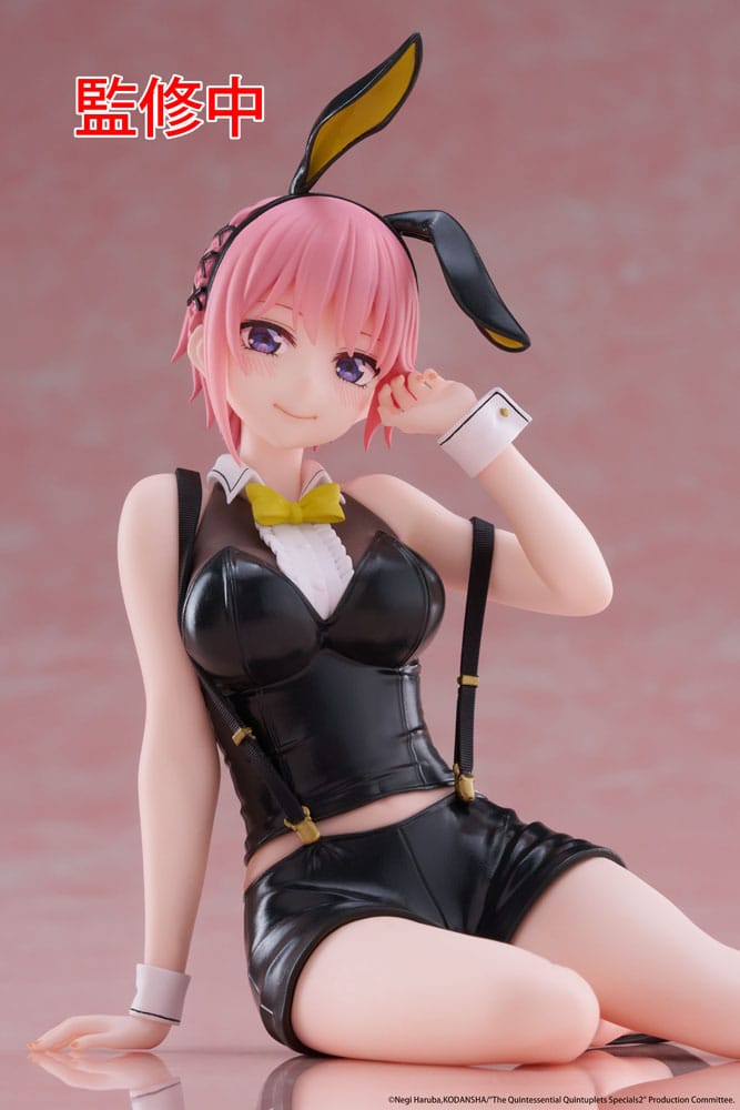 The Quintessential Quintuplets 3 Estatua PVC Desktop Cute Figure Ichika Nakano Bunny Ver. 13 cm