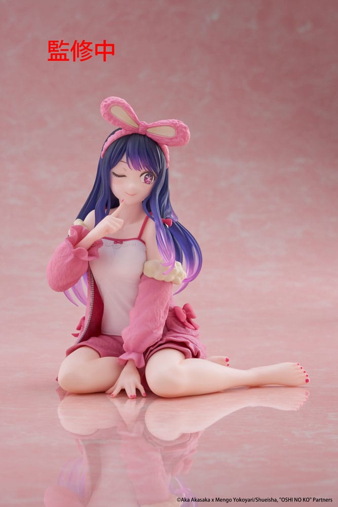 Oshi no Ko Estatua PVC Desktop Cute Figure Ai (Rabbit Room Wear ver.) 13 cm