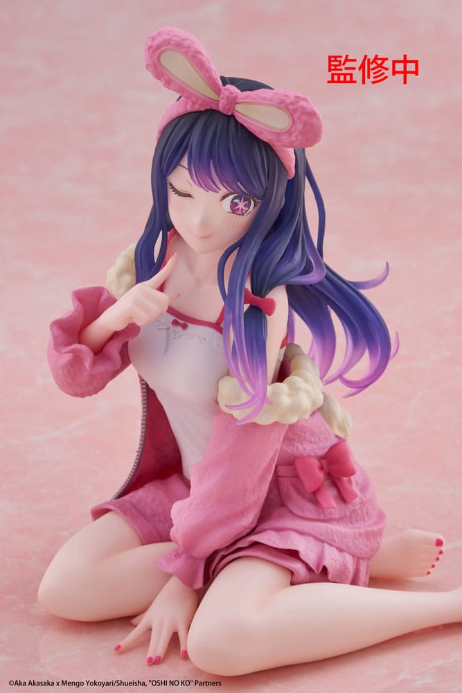 Oshi no Ko Estatua PVC Desktop Cute Figure Ai (Rabbit Room Wear ver.) 13 cm