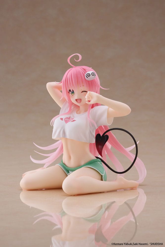 To Love-Ru Darkness Estatua PVC Desktop Cute Figure Lala Roomwear Ver. 13 cm