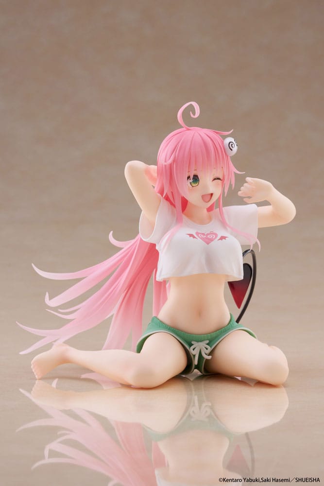 To Love-Ru Darkness Estatua PVC Desktop Cute Figure Lala Roomwear Ver. 13 cm