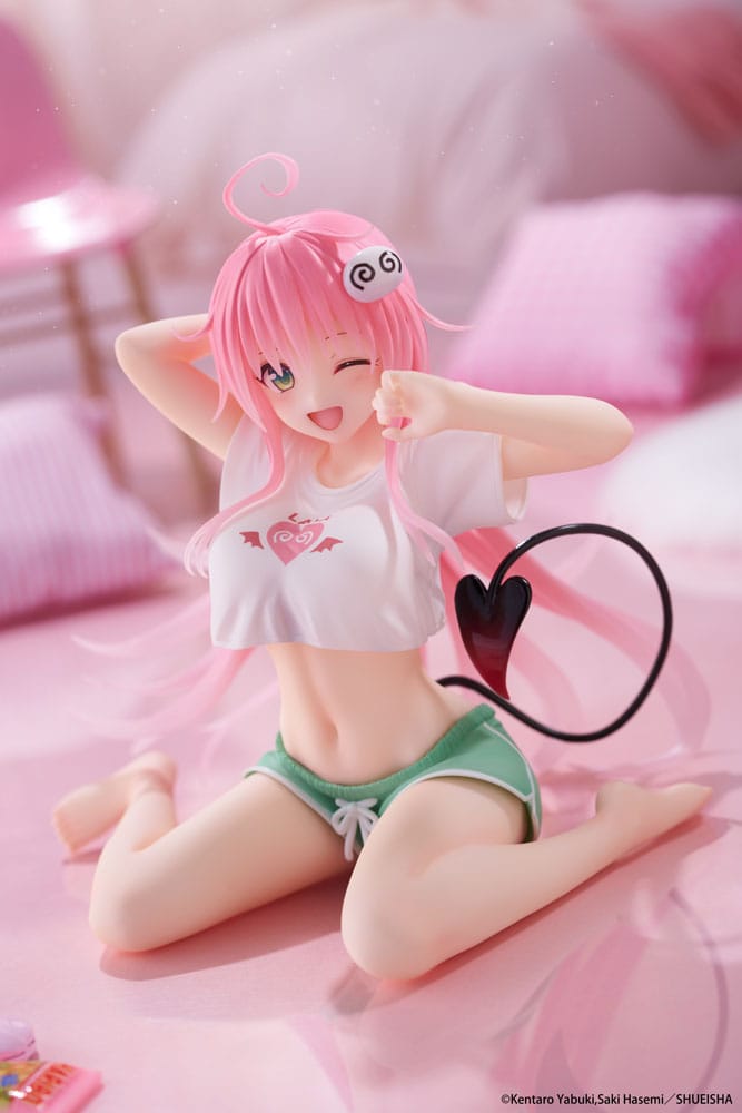 To Love-Ru Darkness Estatua PVC Desktop Cute Figure Lala Roomwear Ver. 13 cm
