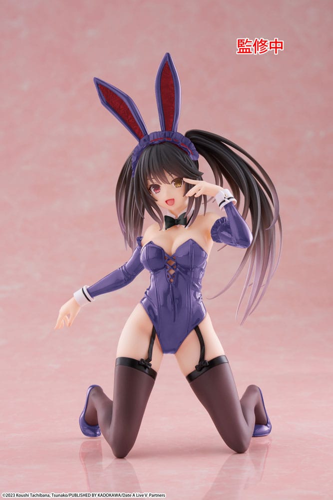 Date A Live V Estatua PVC Desktop Cute Figure Kurumi Tokisaki Bunny Ver. Renewal 13 cm Frikytopia