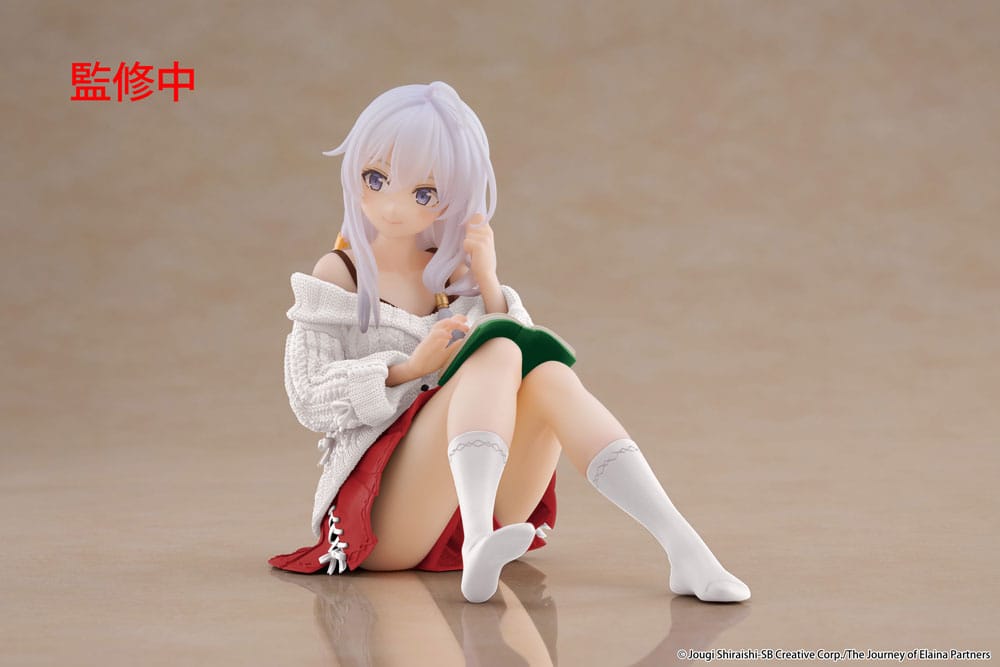 Wandering Witch: The Journey of Elaina Estatua PVC Desktop Cute Figure Elaina Casual Clothes Ver. Renewal 13 cm Frikytopia