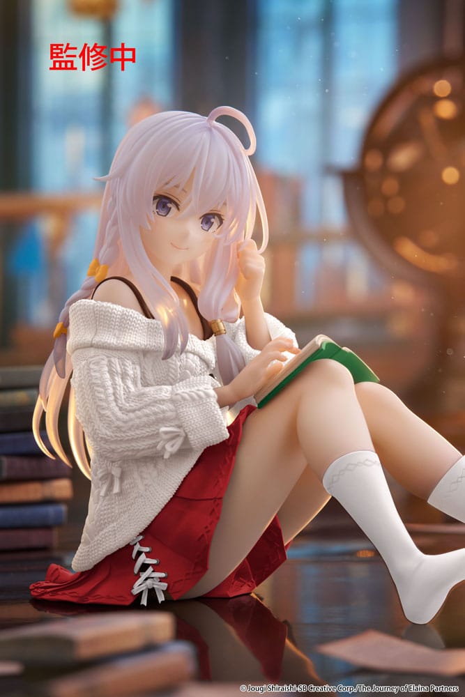 Wandering Witch: The Journey of Elaina Estatua PVC Desktop Cute Figure Elaina Casual Clothes Ver. Renewal 13 cm