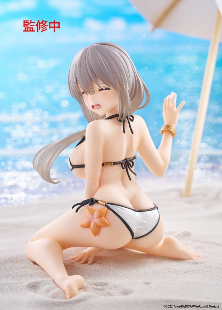 Uzaki-chan Wants to Hang Out! Estatua PVC Desktop Cute Figure Tsuki Uzaki (Swimwear Ver.) 13 cm