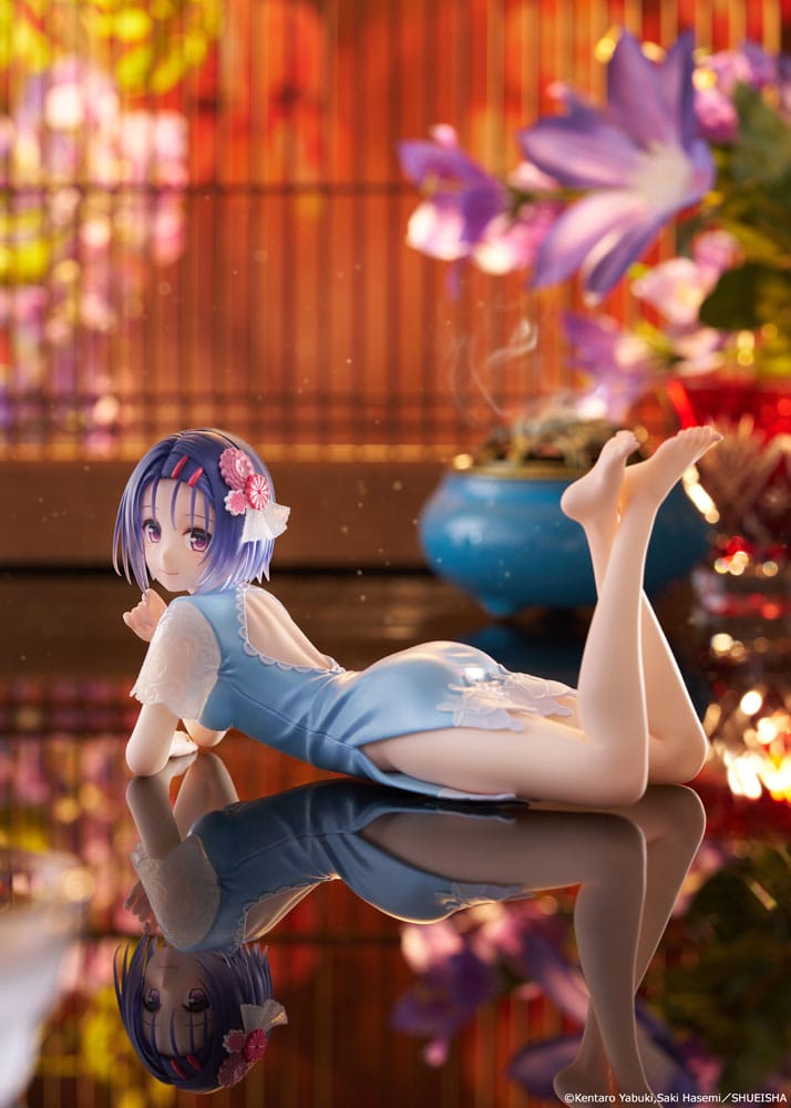 To Love-Ru Darkness Estatua PVC Desktop Cute Figure Haruna Sairenji (China Dress Ver.) 13 cm