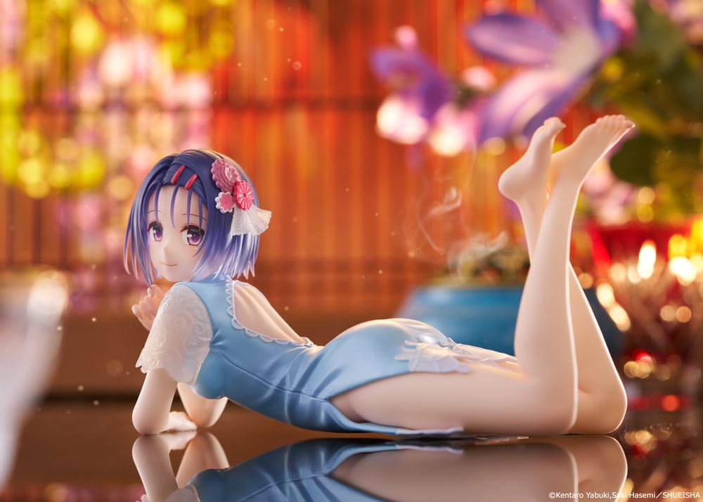 To Love-Ru Darkness Estatua PVC Desktop Cute Figure Haruna Sairenji (China Dress Ver.) 13 cm