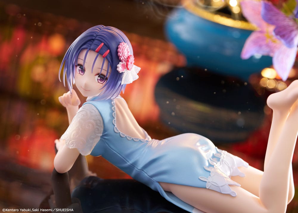 To Love-Ru Darkness Estatua PVC Desktop Cute Figure Haruna Sairenji (China Dress Ver.) 13 cm