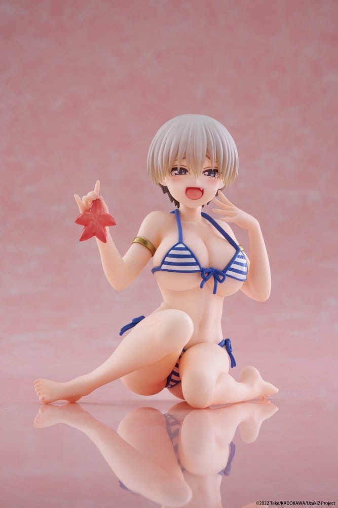 Uzaki-chan Wants to Hang Out! Figura PVC Desktop Cute Hana Uzaki (Swim wear Ver.) 13 cm