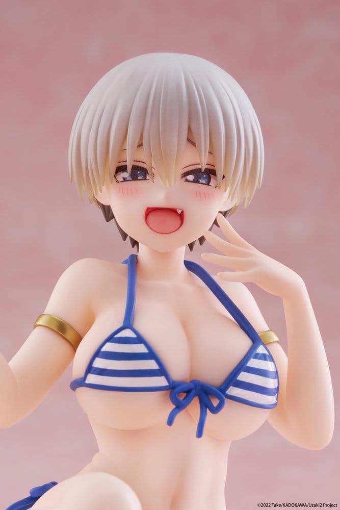 Uzaki-chan Wants to Hang Out! Figura PVC Desktop Cute Hana Uzaki (Swim wear Ver.) 13 cm
