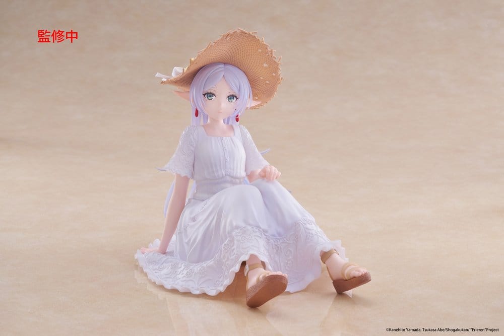 Frieren: Beyond Journey's End Estatua PVC Desktop Cute Figure Frieren Summer Dress Ver. 13 cm