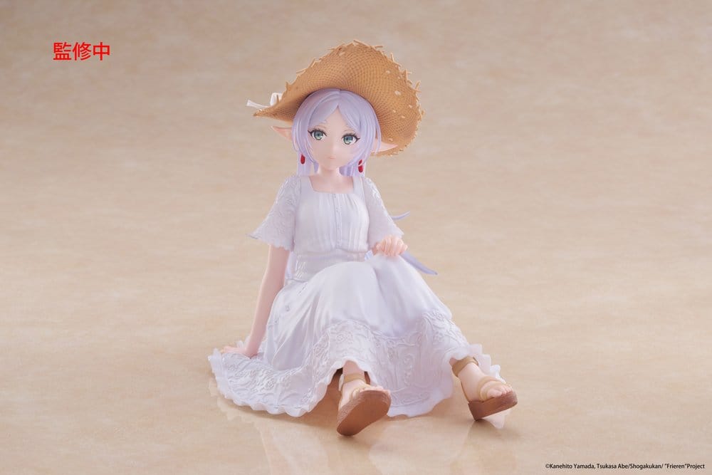 Frieren: Beyond Journey's End Estatua PVC Desktop Cute Figure Frieren Summer Dress Ver. 13 cm