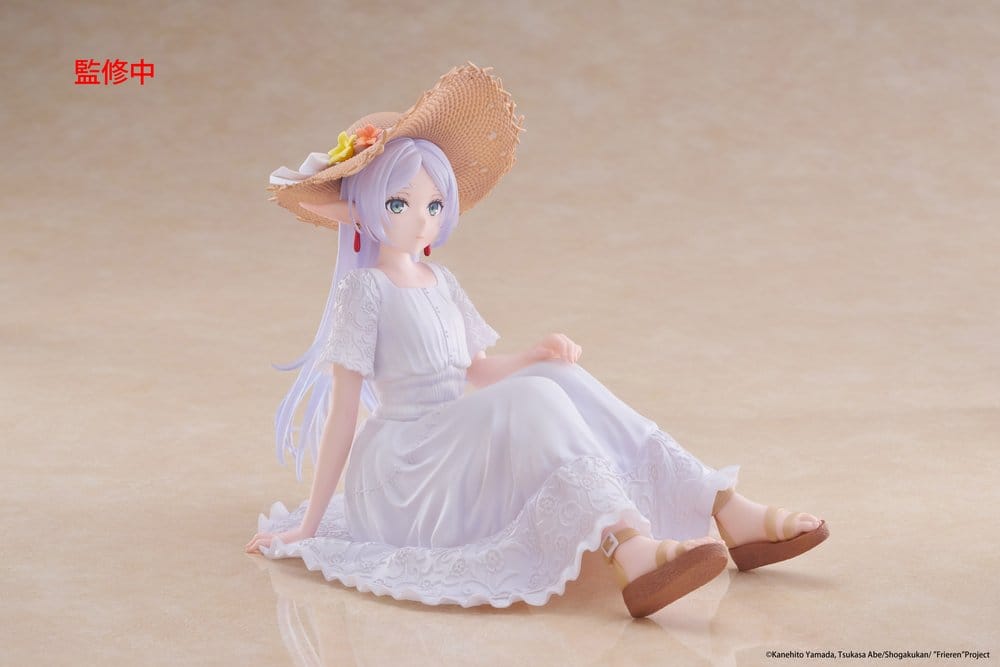 Frieren: Beyond Journey's End Estatua PVC Desktop Cute Figure Frieren Summer Dress Ver. 13 cm