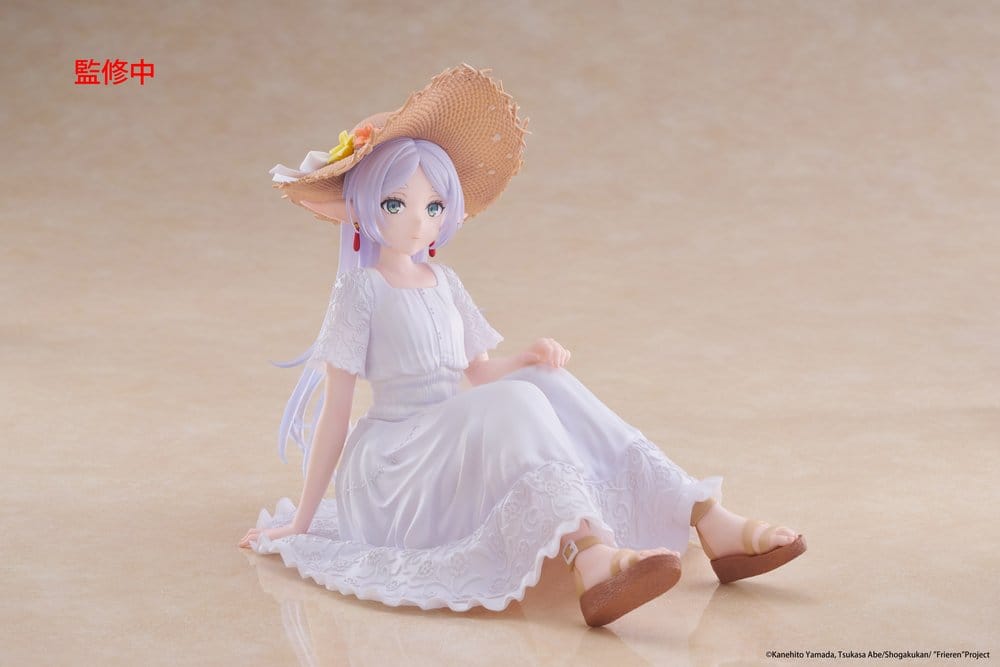 Frieren: Beyond Journey's End Estatua PVC Desktop Cute Figure Frieren Summer Dress Ver. 13 cm