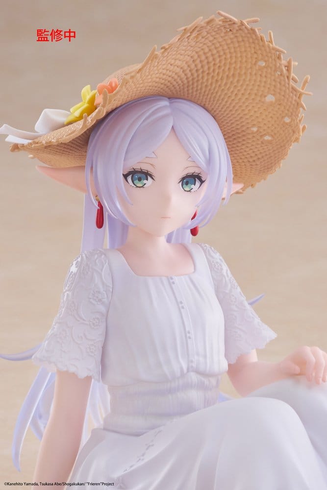 Frieren: Beyond Journey's End Estatua PVC Desktop Cute Figure Frieren Summer Dress Ver. 13 cm