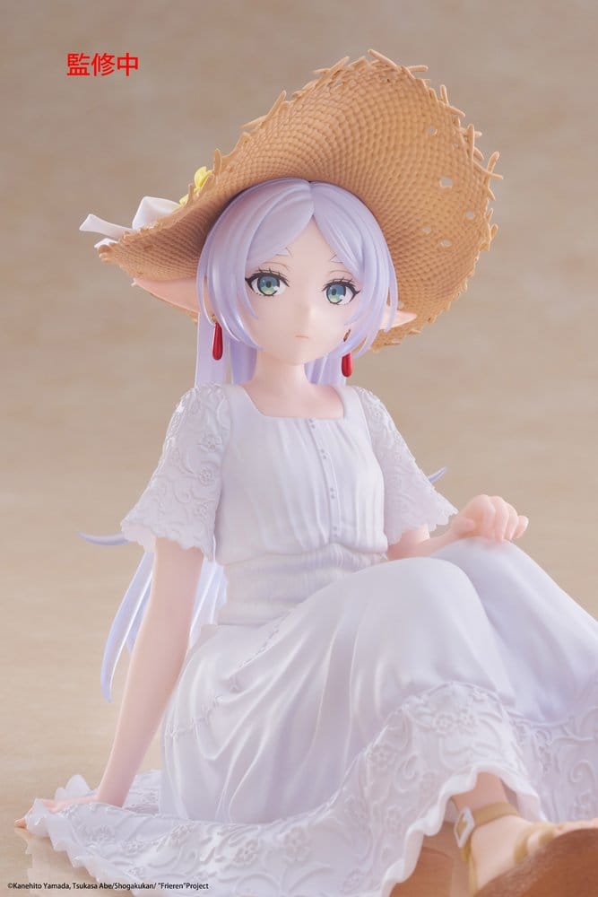 Frieren: Beyond Journey's End Estatua PVC Desktop Cute Figure Frieren Summer Dress Ver. 13 cm