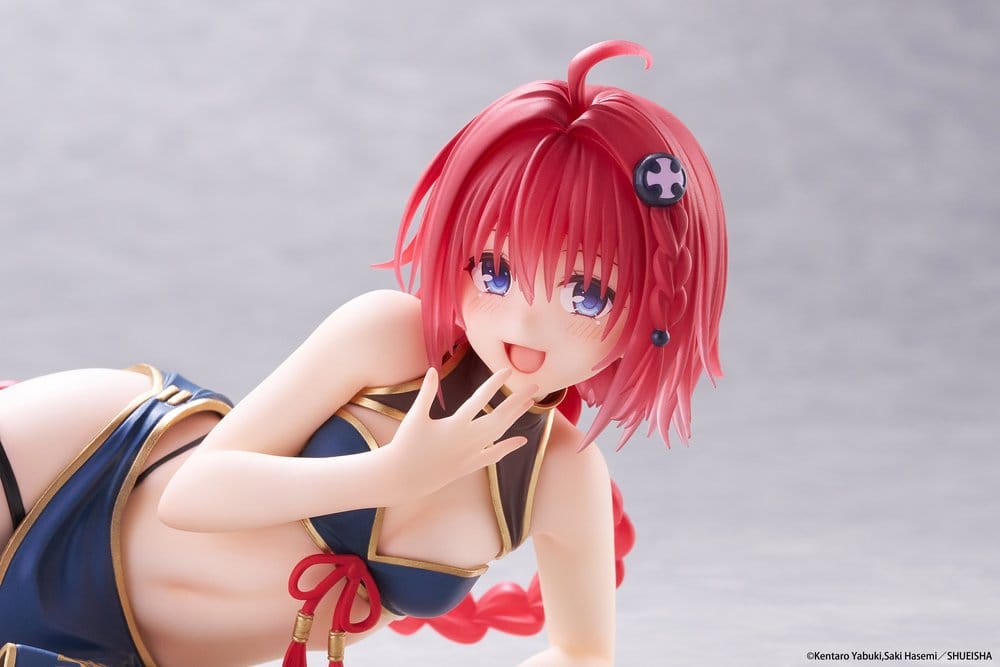 To Love-Ru Darkness Figura PVC Desktop Cute Mea Kurosaki (Chinese Dress Ver.) 13 cm