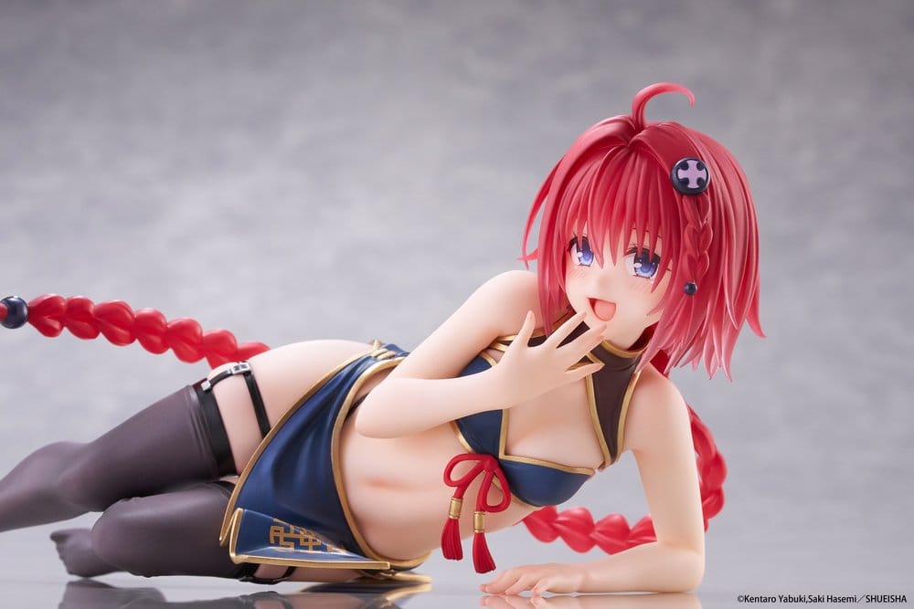 To Love-Ru Darkness Figura PVC Desktop Cute Mea Kurosaki (Chinese Dress Ver.) 13 cm