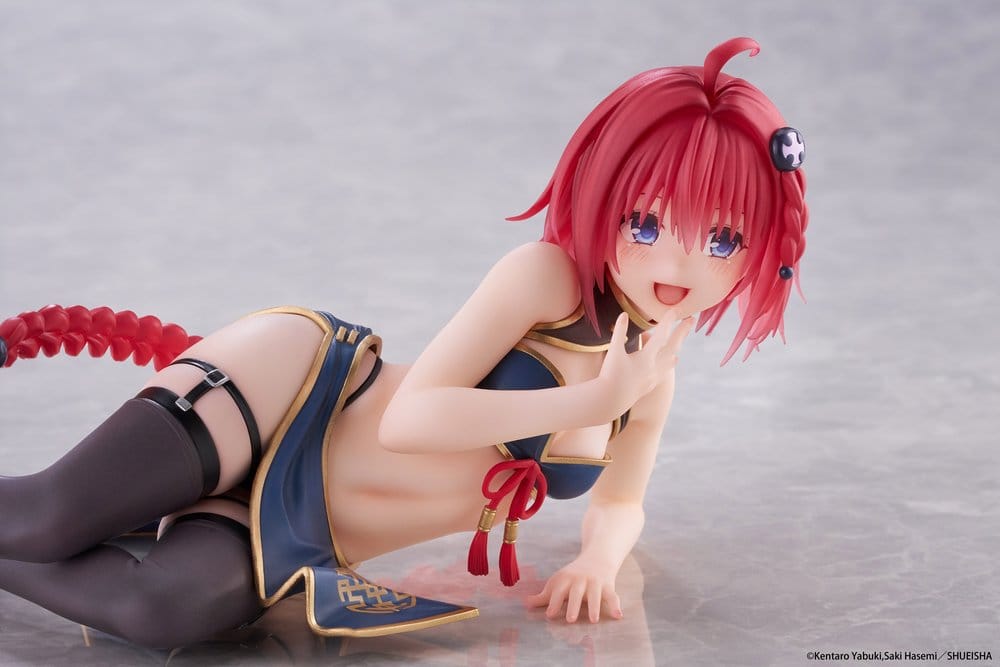 To Love-Ru Darkness Figura PVC Desktop Cute Mea Kurosaki (Chinese Dress Ver.) 13 cm