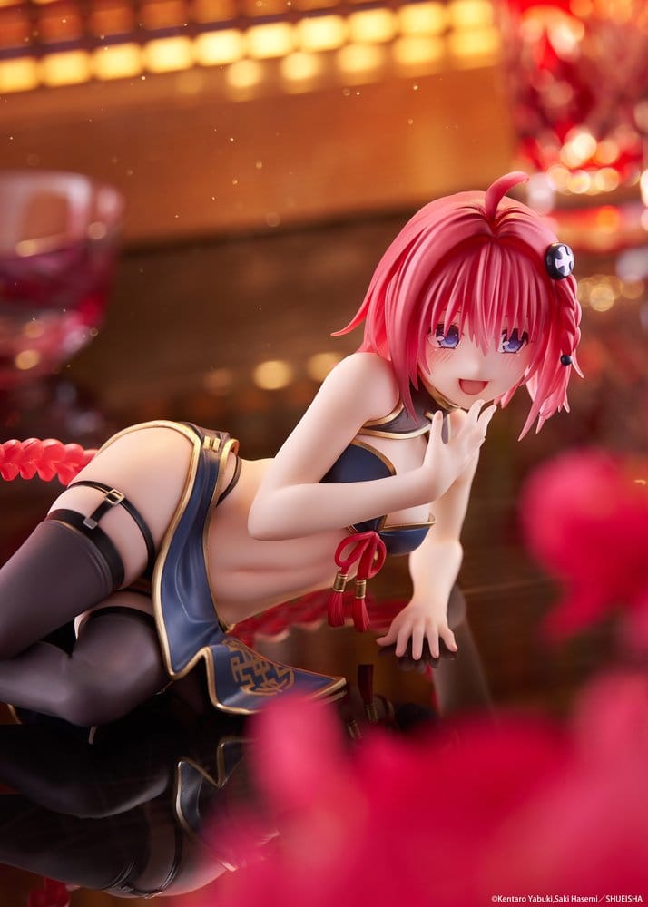 To Love-Ru Darkness Figura PVC Desktop Cute Mea Kurosaki (Chinese Dress Ver.) 13 cm