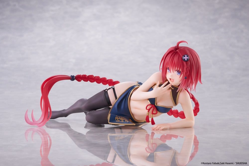 To Love-Ru Darkness Figura PVC Desktop Cute Mea Kurosaki (Chinese Dress Ver.) 13 cm