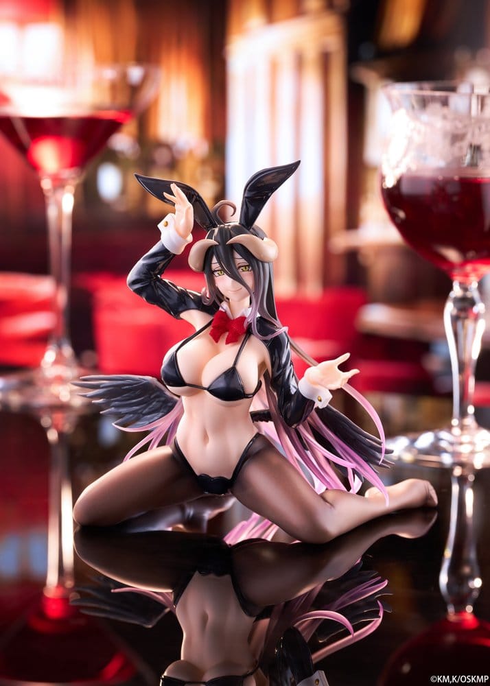 Overlord Figura PVC Moflock Albedo (Reverse Bunny Suit Ver.) 13 cm