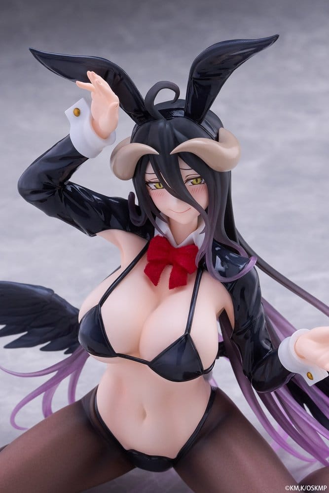 Overlord Figura PVC Moflock Albedo (Reverse Bunny Suit Ver.) 13 cm