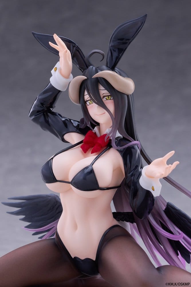 Overlord Figura PVC Moflock Albedo (Reverse Bunny Suit Ver.) 13 cm