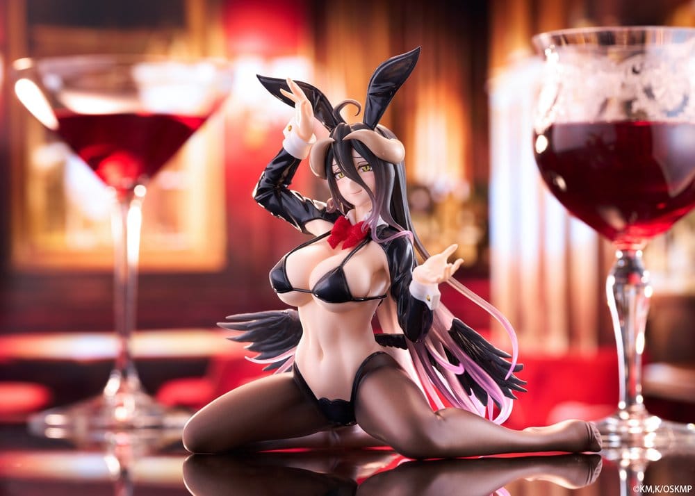 Overlord Figura PVC Moflock Albedo (Reverse Bunny Suit Ver.) 13 cm