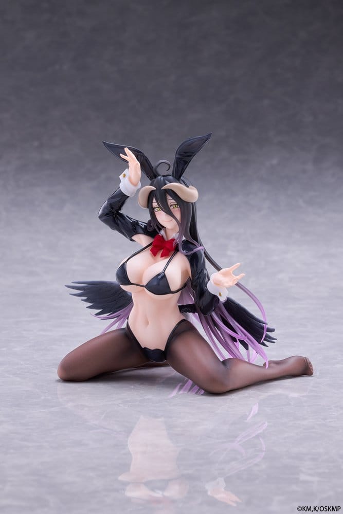 Overlord Figura PVC Moflock Albedo (Reverse Bunny Suit Ver.) 13 cm