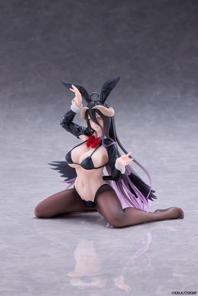 Overlord Figura PVC Moflock Albedo (Reverse Bunny Suit Ver.) 13 cm