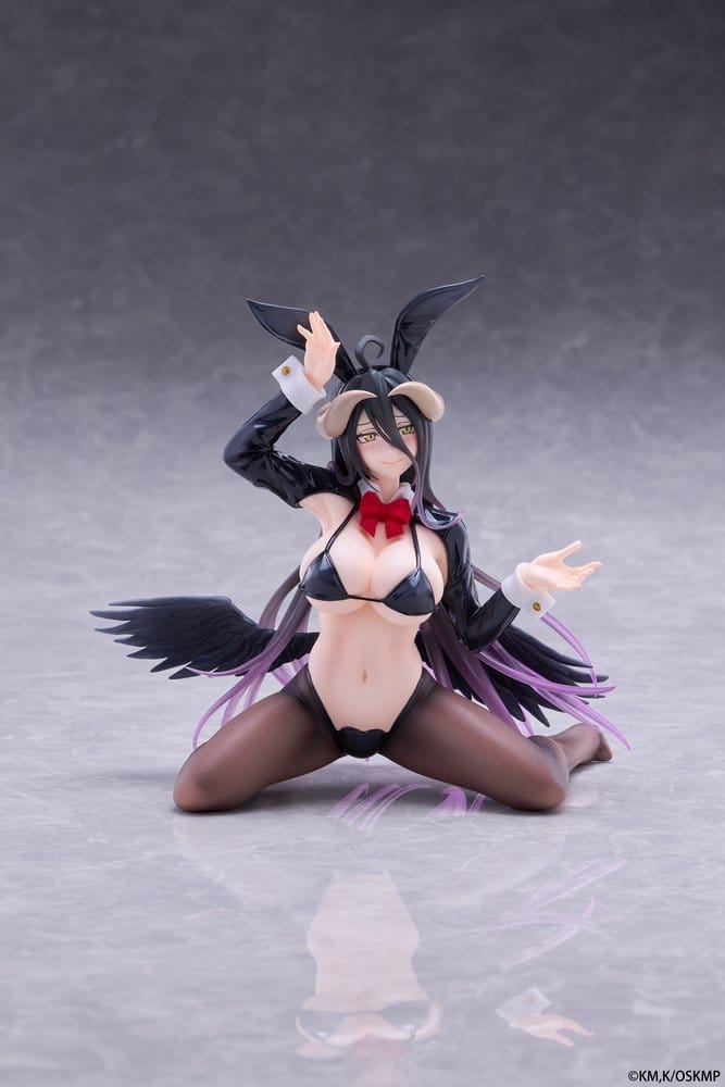 Overlord Figura PVC Moflock Albedo (Reverse Bunny Suit Ver.) 13 cm