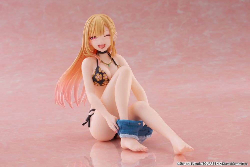 My Dress-Up Darling Figura PVC Desktop Cute Marin Kitagawa (Measured Swimsuit Ver.) Reissue 13 cm Frikytopia