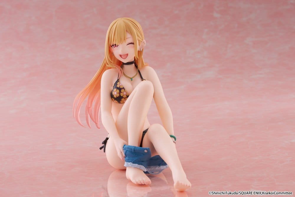 My Dress-Up Darling Figura PVC Desktop Cute Marin Kitagawa (Measured Swimsuit Ver.) Reissue 13 cm