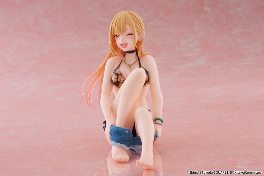 My Dress-Up Darling Figura PVC Desktop Cute Marin Kitagawa (Measured Swimsuit Ver.) Reissue 13 cm