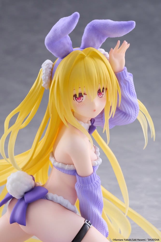 To Love-Ru Darkness Figura PVC MOFLOCK Golden Darkness (Fluffy Bunny Ver.) 13 cm