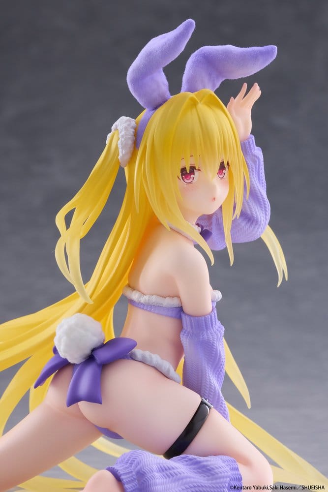 To Love-Ru Darkness Figura PVC MOFLOCK Golden Darkness (Fluffy Bunny Ver.) 13 cm