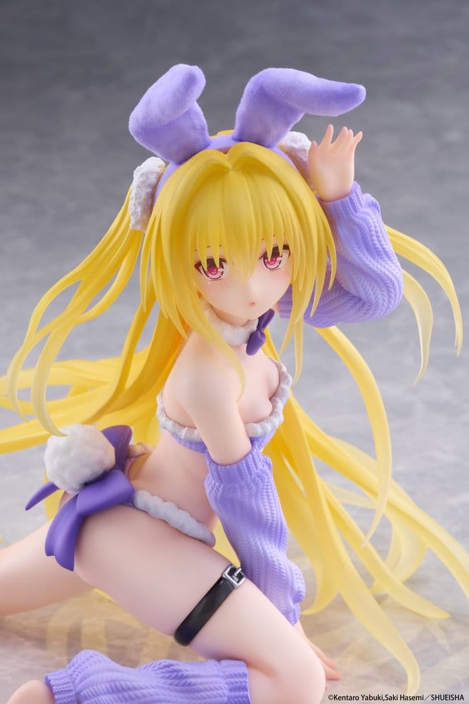To Love-Ru Darkness Figura PVC MOFLOCK Golden Darkness (Fluffy Bunny Ver.) 13 cm