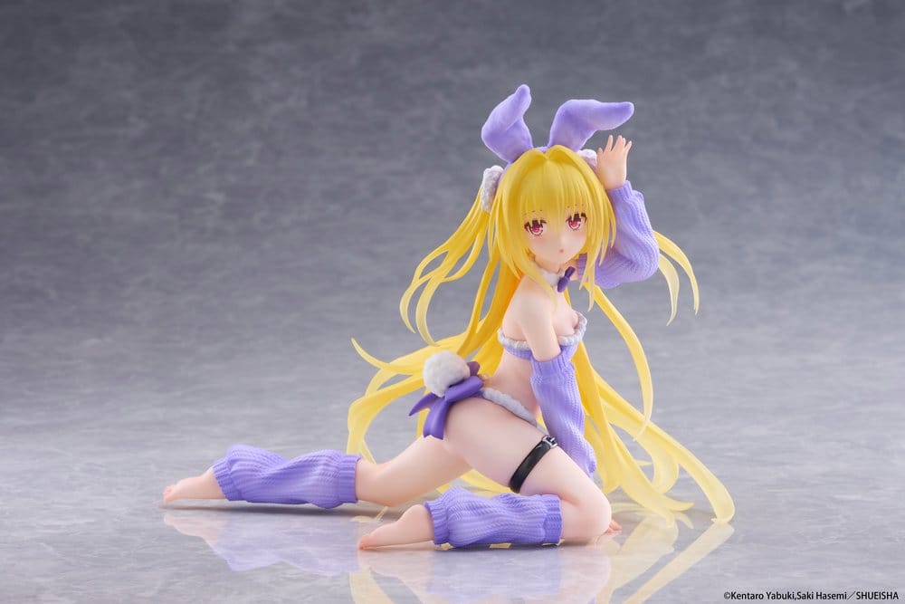 To Love-Ru Darkness Figura PVC MOFLOCK Golden Darkness (Fluffy Bunny Ver.) 13 cm