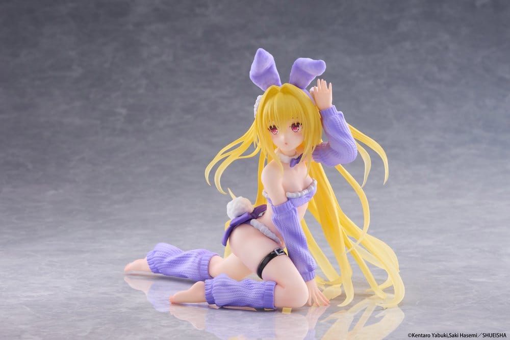To Love-Ru Darkness Figura PVC MOFLOCK Golden Darkness (Fluffy Bunny Ver.) 13 cm