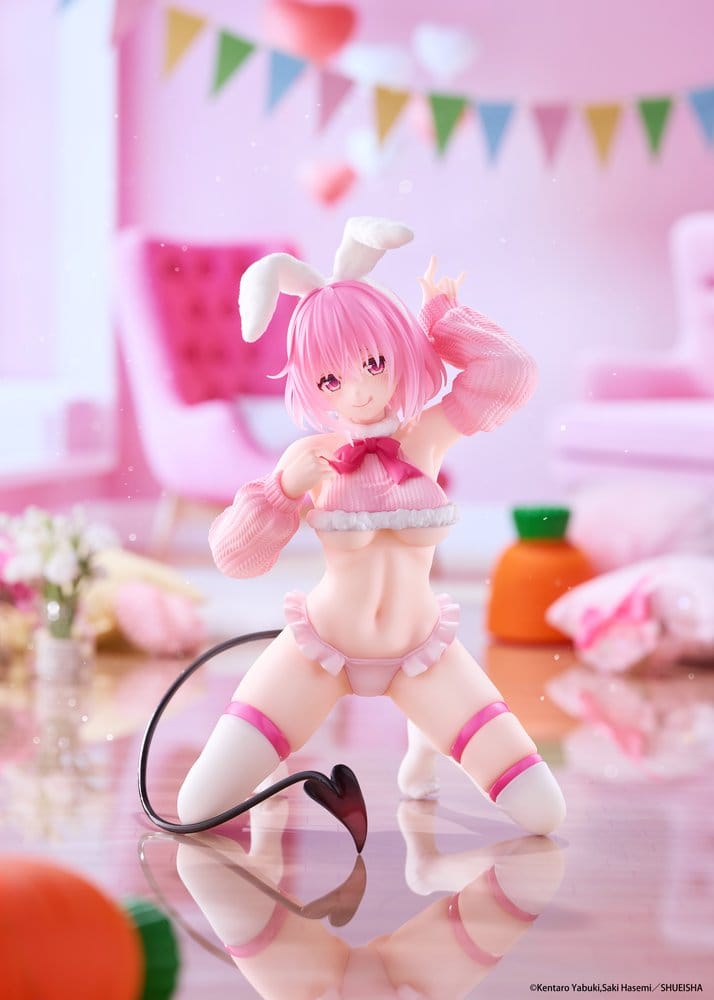 To Love-Ru Darkness Figura PVC MOFLOCK Momo (Fluffy Bunny Ver.) 13 cm