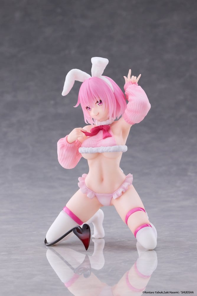 To Love-Ru Darkness Figura PVC MOFLOCK Momo (Fluffy Bunny Ver.) 13 cm
