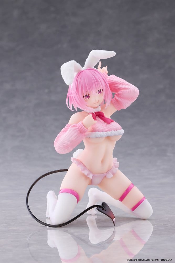 To Love-Ru Darkness Figura PVC MOFLOCK Momo (Fluffy Bunny Ver.) 13 cm