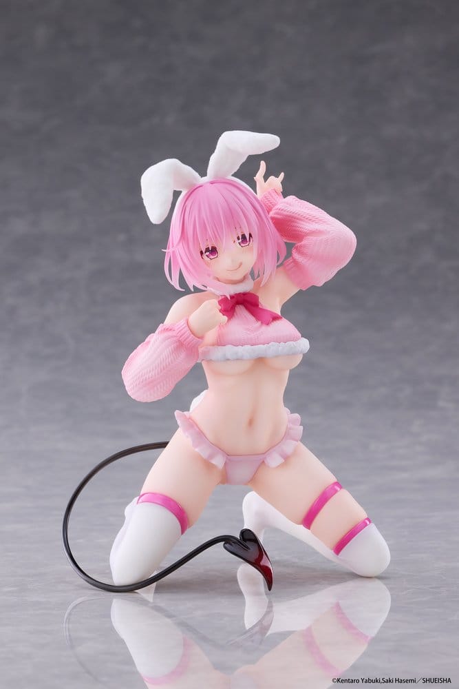 To Love-Ru Darkness Figura PVC MOFLOCK Momo (Fluffy Bunny Ver.) 13 cm