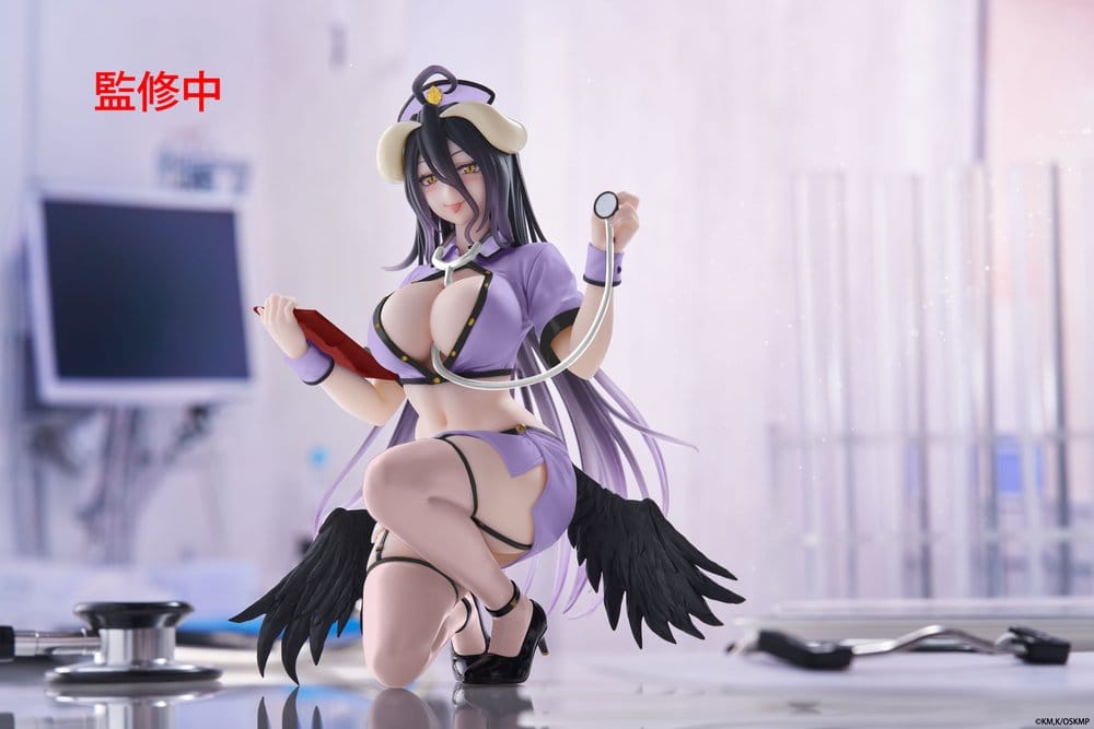 Overlord Figura PVC Desktop Cute Albedo (Nurse Ver.) Renewal 13 cm