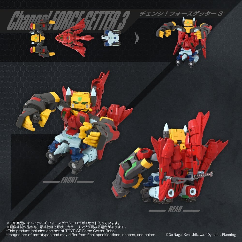 Getter Robo Figura Toyrise Force Getter Robo 27 cm
