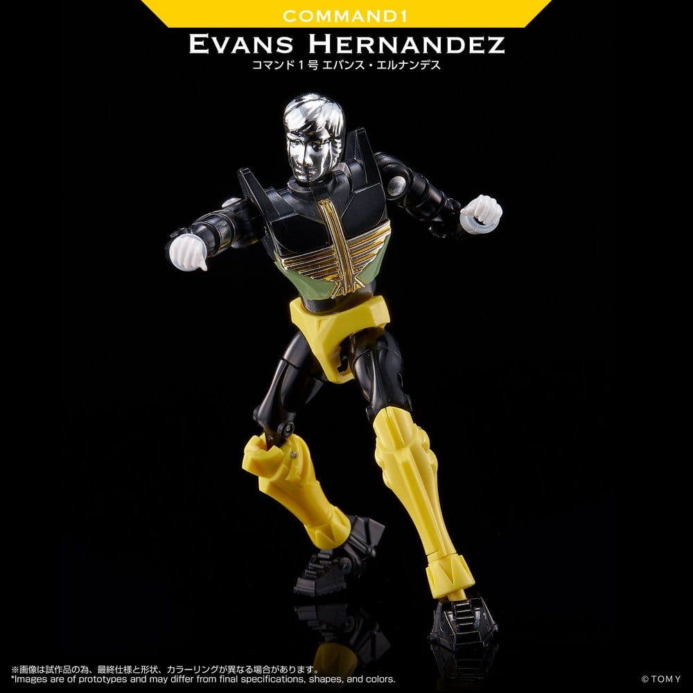 Microman Legacy Soul Figura Command 1 Evans Hernandez