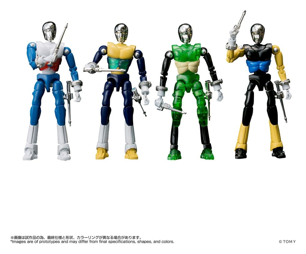 Microman Legacysoul Pack de 4 Figuras SPYM M14X Set